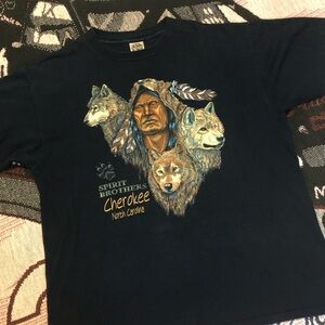 Vintage Cherokee Spirit Brothers T-Shirt